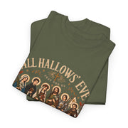 All Saints Day Tee Vintage Gothic Halloween Shirt All Hallows Eve Gift for Her Apparel