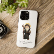 St. Benedict Tough Phone Case with Inspirational Quote