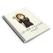 Saint Benedict Journal, Catholic Notebook, Faith-Inspired Writing Gift
