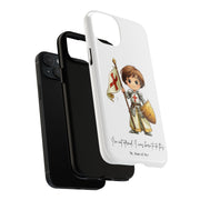 St Joan of Arc Phone Case, Tough Magnetic Case, Inspirational Quote