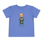 Saint Maximilian Kolbe Toddler Shirt, Catholic Tee for Kids, Faith-Based Gift