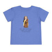 Saint Thérèse Toddler Shirt, Catholic Tee for Kids, Faith-Based Gift