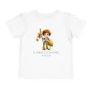 Saint Joan of Arc Toddler T-Shirt, Catholic Kids Tee, Courage & Faith Shirt