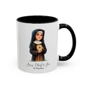 Cute Saint Faustina Mug  Catholic Gift  Faith-Inspired Coffee Cup