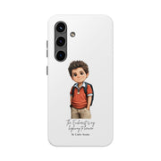 Samsung  St Carlo Acutis Tough Phone Case with Inspirational Quote
