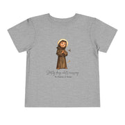 Saint Francis of Assisi Toddler Shirt, Catholic Tee for Kids, Faith-Based Gift