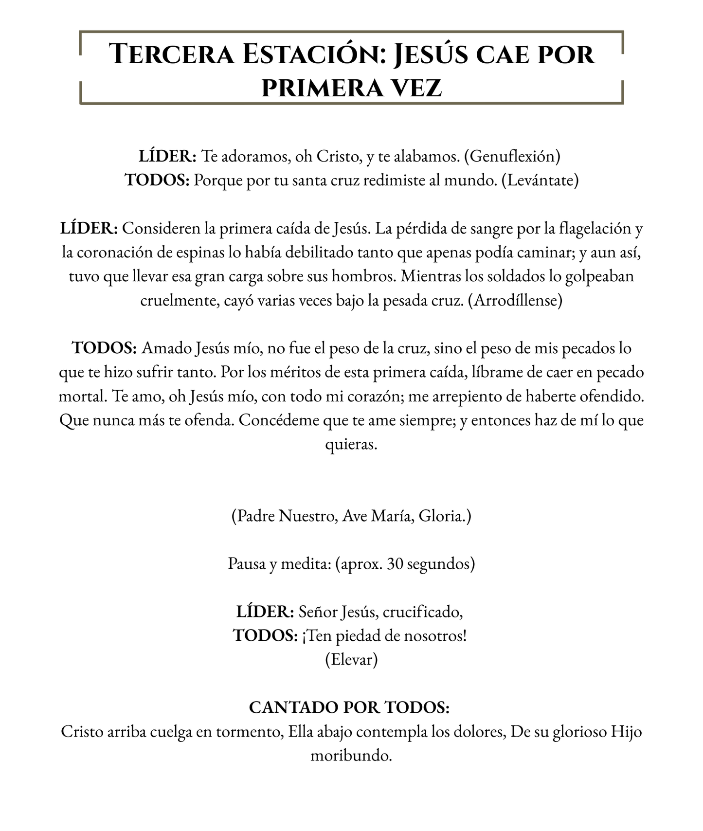 Stations of the Cross Spanish - WHOLESALE