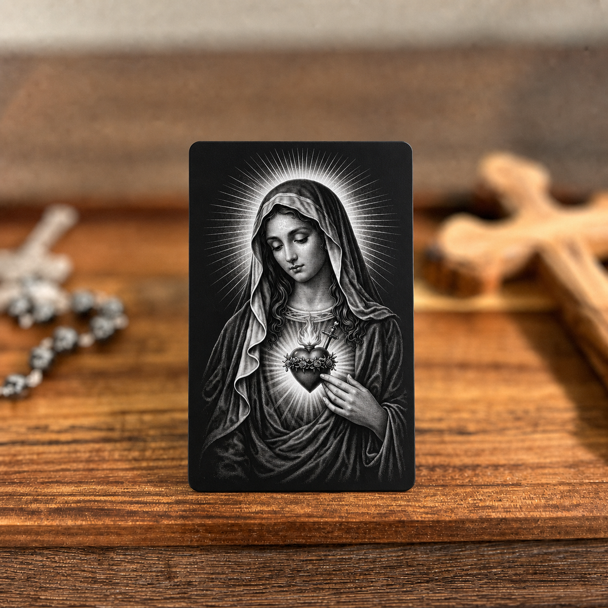 CLASSIC VERSION Consecration the the Blessed Virgin Mary- PREMIUM METAL