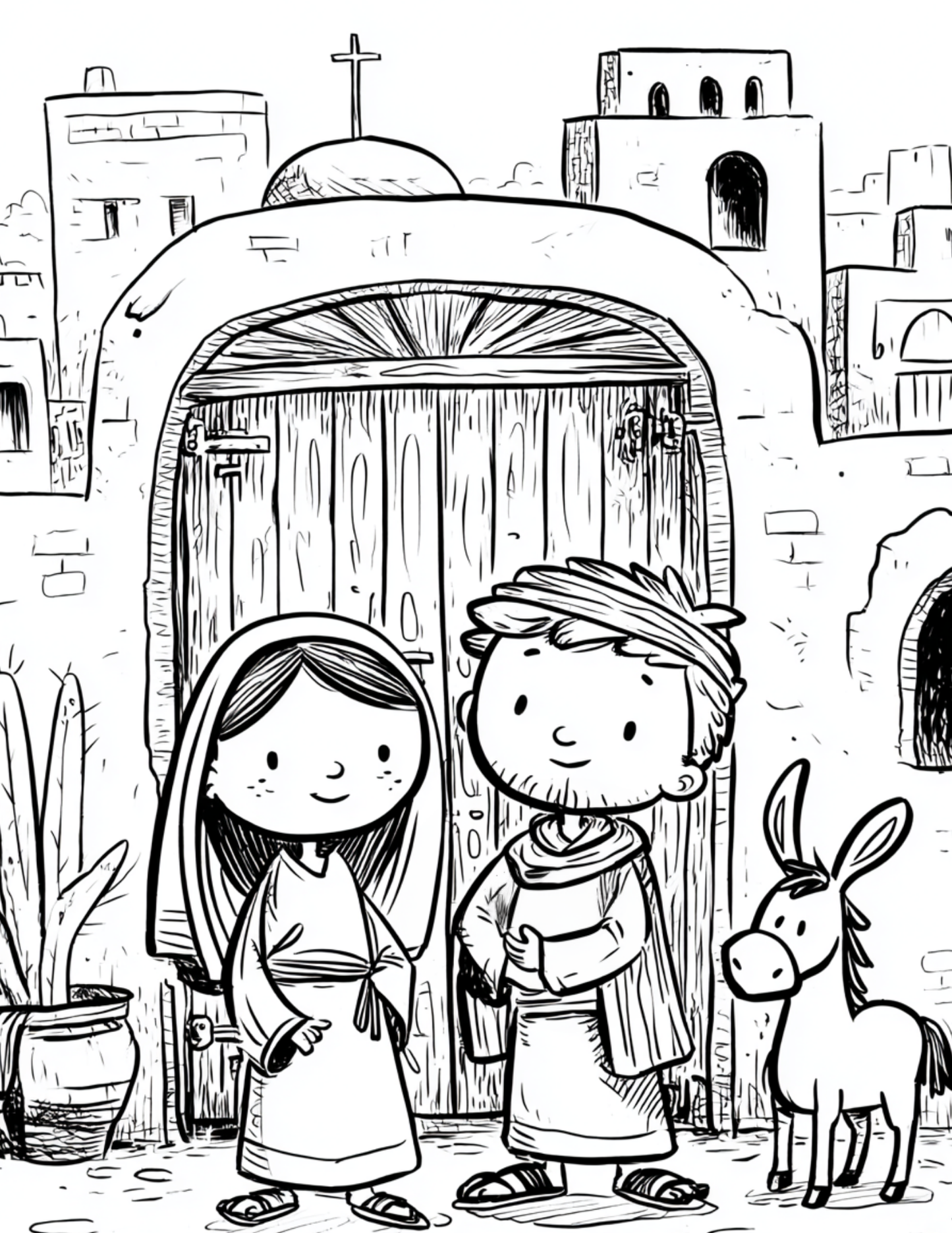 Advent Coloring Book - Compliment to Journey to Bethlehem book