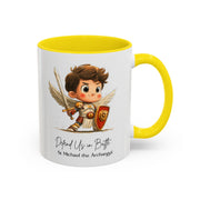 Cute Saint Michael the Archangel Mug  Catholic Gift  Faith-Inspired Coffee Cup
