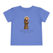 Saint Francis of Assisi Toddler Shirt, Catholic Tee for Kids, Faith-Based Gift