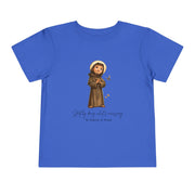 Saint Francis of Assisi Toddler Shirt, Catholic Tee for Kids, Faith-Based Gift
