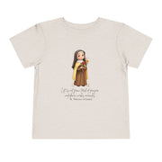 Saint Thérèse Toddler Shirt, Catholic Tee for Kids, Faith-Based Gift