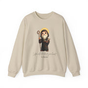 Saint Benedict Adult Sweatshirt, Catholic Gift, Faith Apparel in 13 Colors