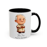 Cute Saint John Paul II Mug  Catholic Gift  Faith-Inspired Coffee Cup
