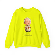 Soft Cute Pope Saint John Paul II  Adult Sweatshirt  Catholic Gift  Faith Apparel in 13 Colors
