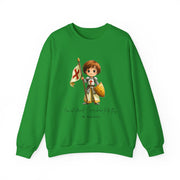 Soft Cute Saint Joan of Arc Adult Sweatshirt Catholic Gift  Faith Apparel in 13 Colors