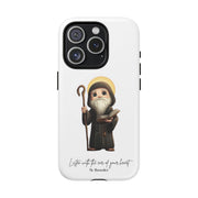 Saint Benedict Phone Case, Tough Magnetic Case, Inspirational Quote