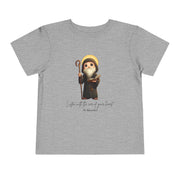 Saint Benedict  Toddler Shirt, Catholic Tee for Kids, Faith-Based Gift