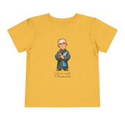 Saint Maximilian Kolbe Toddler Shirt, Catholic Tee for Kids, Faith-Based Gift