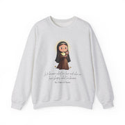 Saint Clare of Assisi Sweatshirt  Catholic Gift  Faith-Inspired Apparel in 13 Colors