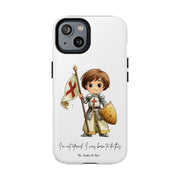 St Joan of Arc Phone Case, Tough Magnetic Case, Inspirational Quote
