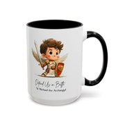 Cute Saint Michael the Archangel Mug  Catholic Gift  Faith-Inspired Coffee Cup