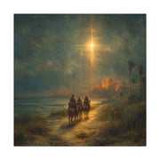 Three Magi Canvas Print, Christian Wall Art, Epiphany Decor, Wise Men Journey to Jesus