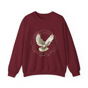 Veni Sancte Spiritus Holy Spirit Dove Sweatshirt | Religious Christian Design