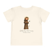 Saint Francis of Assisi Toddler Shirt, Catholic Tee for Kids, Faith-Based Gift