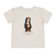 St. Faustina Toddler T-Shirt, Divine Mercy Catholic Kids Tee
