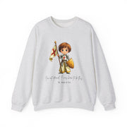 Soft Cute Saint Joan of Arc Adult Sweatshirt Catholic Gift  Faith Apparel in 13 Colors