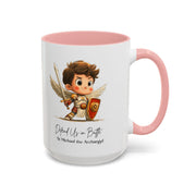 Cute Saint Michael the Archangel Mug  Catholic Gift  Faith-Inspired Coffee Cup