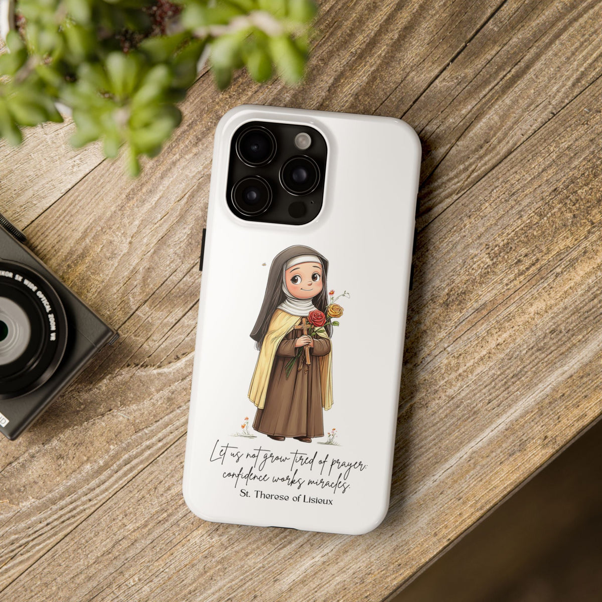 Samsung  St. Therese of Lisieux Tough Phone Case with Inspirational Quote