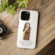 Samsung  St. Therese of Lisieux Tough Phone Case with Inspirational Quote
