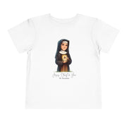 St. Faustina Toddler T-Shirt, Divine Mercy Catholic Kids Tee