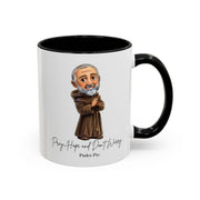 Cute Saint Padre Pio Mug  Catholic Gift  Faith-Inspired Coffee Cup