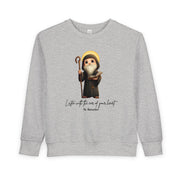 Saint Benedict Toddler Sweatshirt, Catholic Apparel for Kids