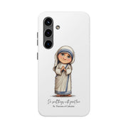 St. Teresa of Calcutta Tough Phone Case with Inspirational Quote