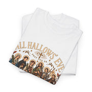 All Saints Day Tee Vintage Gothic Halloween Shirt All Hallows Eve Gift for Her Apparel
