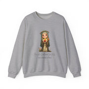 Classic Cute Saint Catherine of Siena Adult Sweatshirt  Catholic Gift  Faith Apparel in 13 Colors