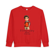 Saint Carlo Acutis Toddler Sweatshirt, Catholic Apparel for Kids