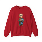 Saint Maximilian Kolbe Adult Sweatshirt, Catholic Gift, Faith Apparel in 13 Colors