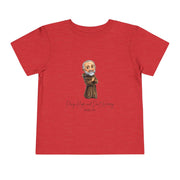 Padre Pio Toddler Shirt, Pray, Hope, and Don't Worry, Catholic Tee for Kids, Faith-Based Gift