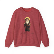 Saint Benedict Adult Sweatshirt, Catholic Gift, Faith Apparel in 13 Colors