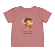 St Michael the Archangel Toddler T-Shirt, Catholic Kids Tee, Courage & Faith Shirt, Christian Gift
