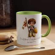 Saint Joan of Arc Mug, Catholic Gift, Faith-Inspired Coffee Cup