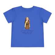 Saint Thérèse Toddler Shirt, Catholic Tee for Kids, Faith-Based Gift