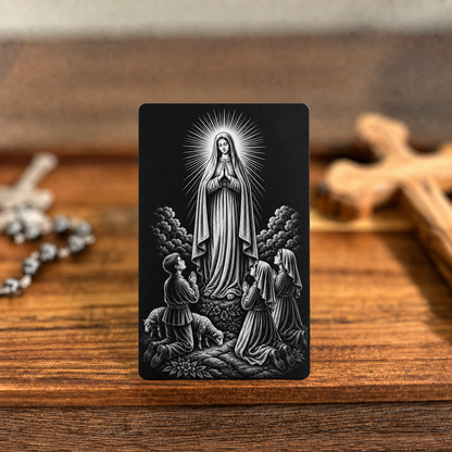 CLASSIC VERSION Fatima Reparation Prayer -  PREMIUM METAL