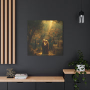 The Visitation Canvas Print, Catholic Wall Art, Elizabeth & Mary